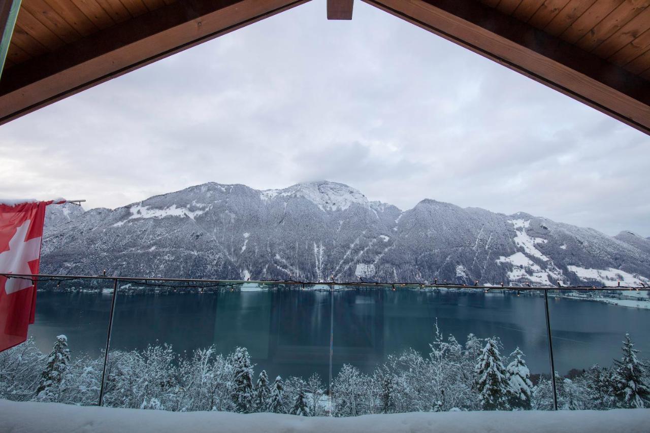 Exklusives Chalet Mit Traumhafter See- Und Bergsicht Seelisberg Dış mekan fotoğraf