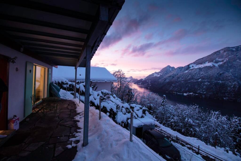Exklusives Chalet Mit Traumhafter See- Und Bergsicht Seelisberg Dış mekan fotoğraf
