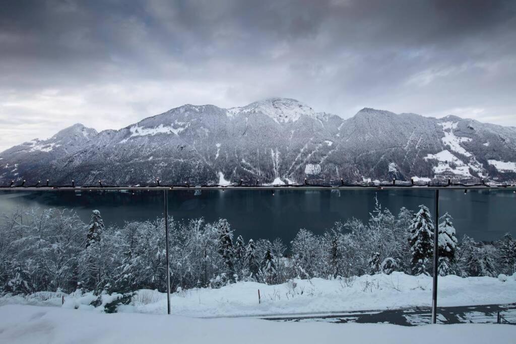 Exklusives Chalet Mit Traumhafter See- Und Bergsicht Seelisberg Dış mekan fotoğraf