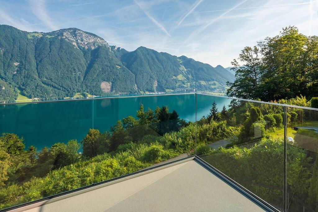 Exklusives Chalet Mit Traumhafter See- Und Bergsicht Seelisberg Dış mekan fotoğraf